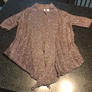 MOTH Anthropologie MEDIUM SWEATER PURPLE